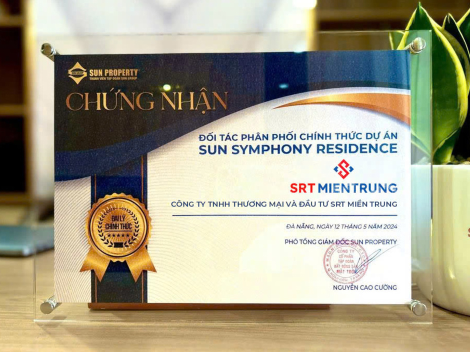SRT Miền Trung Đối Tác Phân Phối Chính Thức Dự Án Sun Symphony Residence