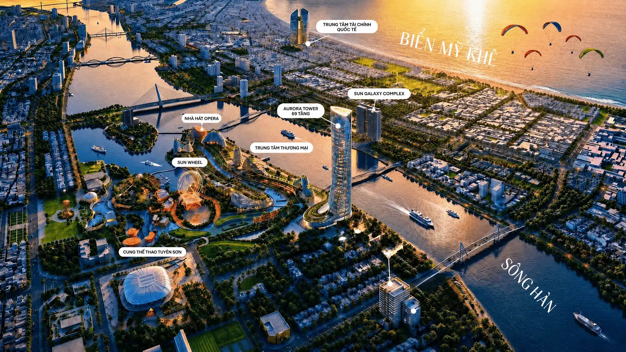 Vị Trí Dự án Căn Hộ Sun Galaxy Complex Sun Group Đà Nẵng